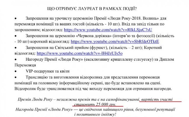 Королівство кривих дзеркал? Інший бік премії «Люди року. Волинь»