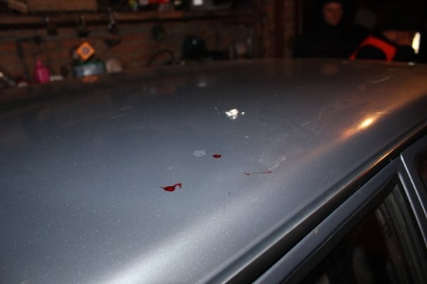 Автомайданівці знайшли авто, яке збило двох людей. ФОТО. ВІДЕО