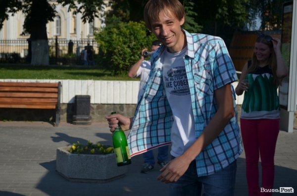 Як лучани святкували перемогу в туристичному конкурсі. ФОТО