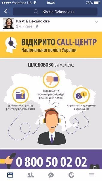 В національній поліції відкрито Call-Center