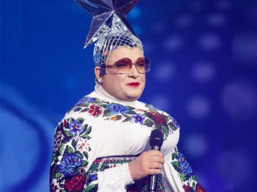 Вєрка Сердючка подякувала прикордонникам Волинського загону