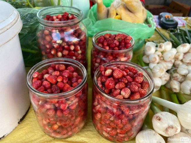 На луцькому ринку з'явилися перші лісові ягоди: почім продають