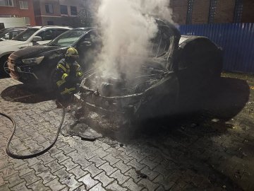 У Луцьку спалахнув автомобіль