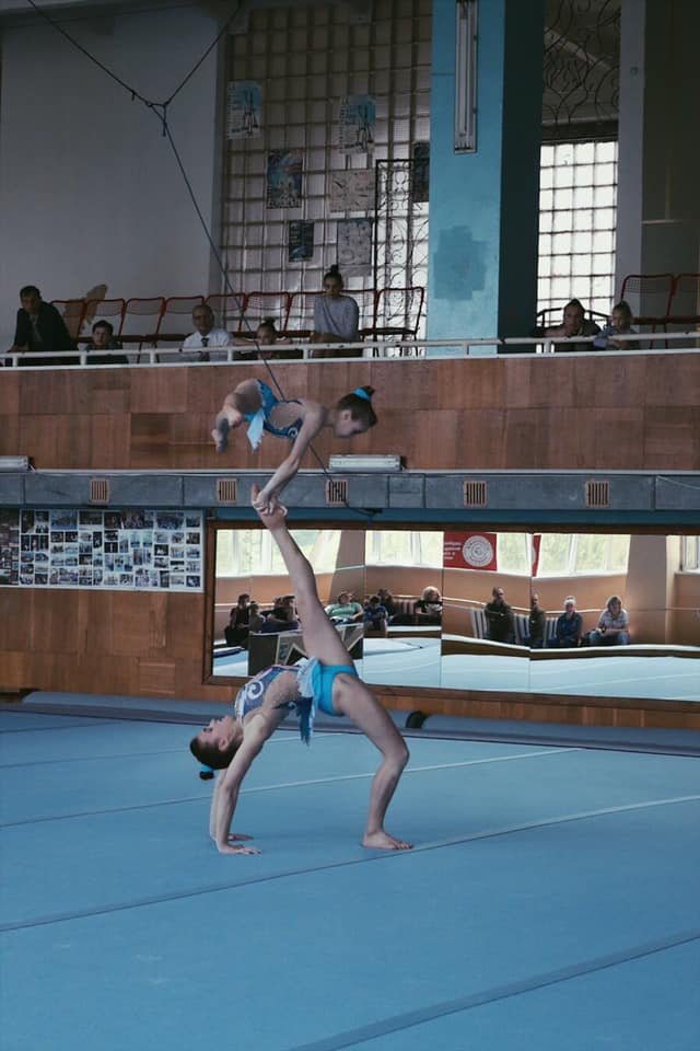 Дві акробатки з Волині завоювали срібні медалі на чемпіонаті України