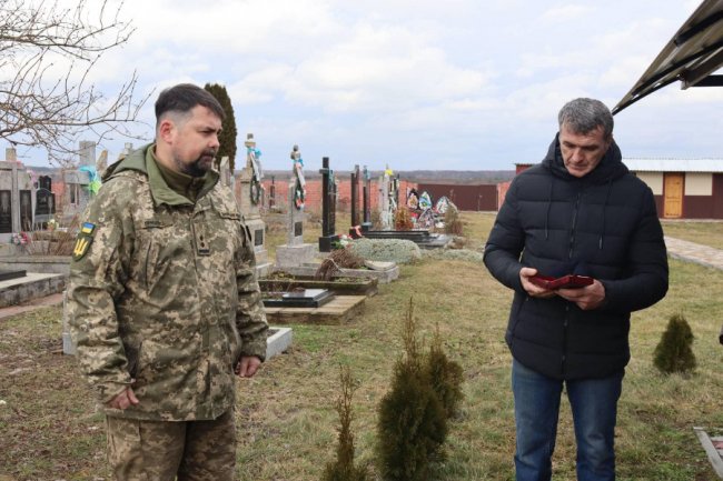 На Волині рідним загиблого Героя вручили його посмертну нагороду