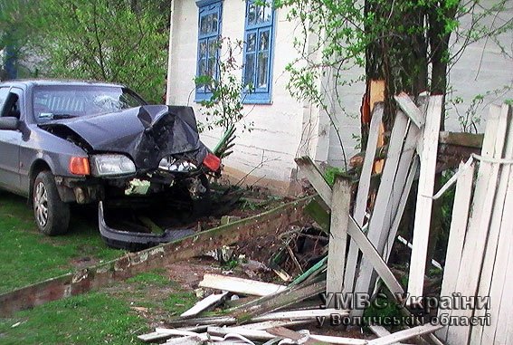 Аварія на Волині: легковик зіткнувся з деревом