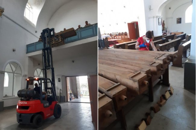 На Волині в костелі встановлюють орган, який припадав пилом  10 років