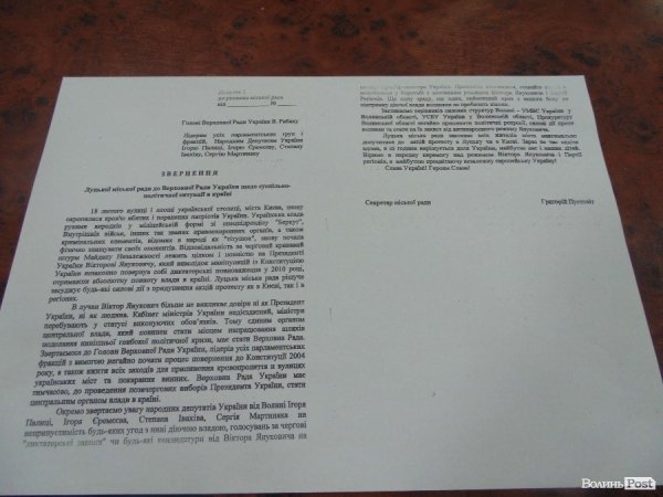 Міська рада Луцька «узаконить» Самооборону. ФОТО