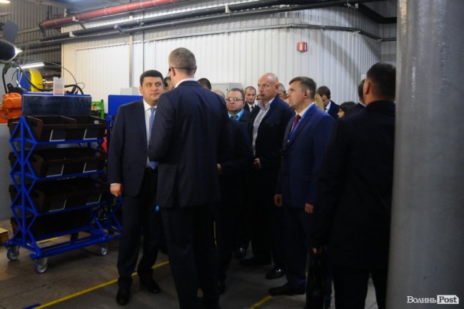 Екскурсія для Володимира Гройсмана по «Modern-Expo»