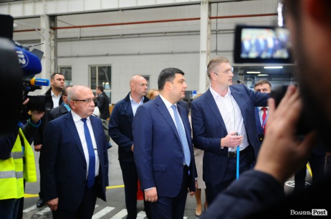 Екскурсія для Володимира Гройсмана по «Modern-Expo»