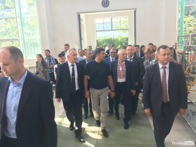 Гройсман прибув до Луцька. ФОТО