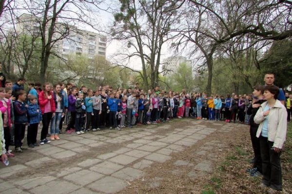 Волинські школярі на вихідних займалися туризмом. ФОТО