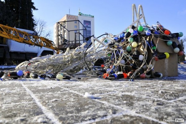 Новий Рік приходить: Луцькі ялинки прикрашають