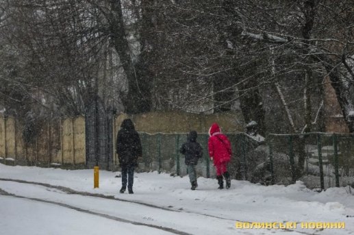 Луцьк у хуртовині. ФОТО