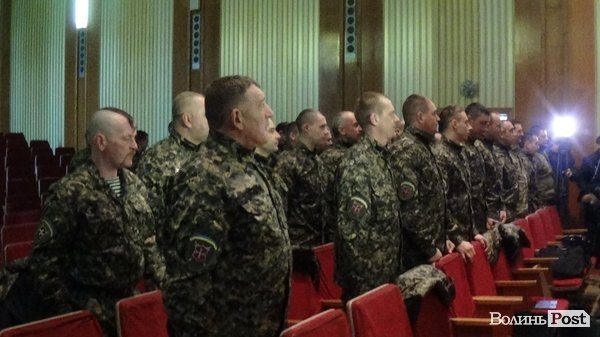 У Луцьку нагородили бійців роти «Світязь». ФОТО