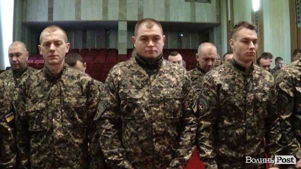 У Луцьку нагородили бійців роти «Світязь». ФОТО