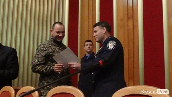 У Луцьку нагородили бійців роти «Світязь». ФОТО