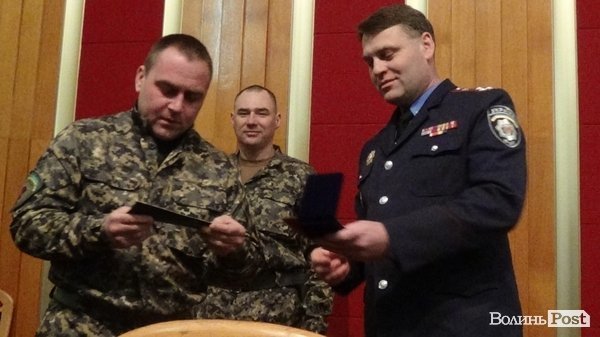 У Луцьку нагородили бійців роти «Світязь». ФОТО