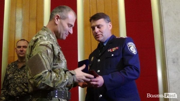 У Луцьку нагородили бійців роти «Світязь». ФОТО