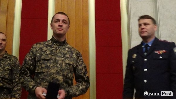 У Луцьку нагородили бійців роти «Світязь». ФОТО