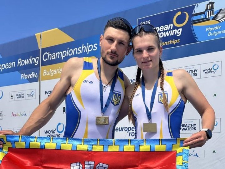 Подружжя волинян вибороло «бронзу» на чемпіонаті Європи з веслування