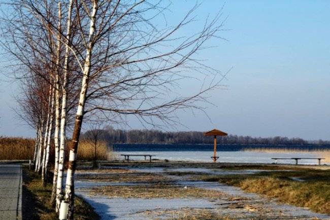 Опублікували зимові світлини мальовничого Світязю. ФОТО