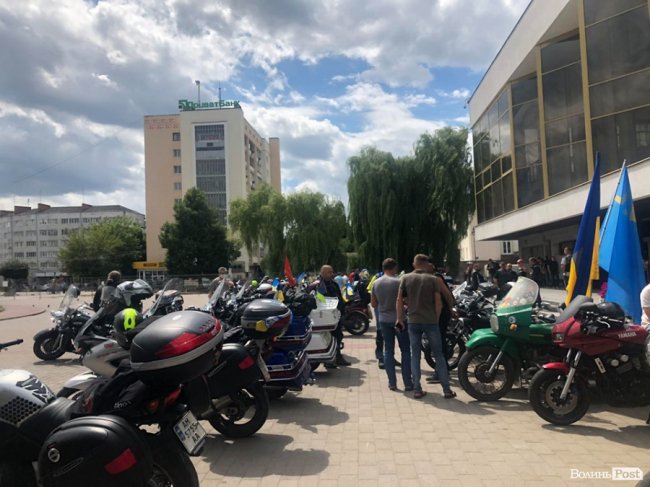 У Луцьк приїхали байкери з «Мотопробігу єдності». ФОТО