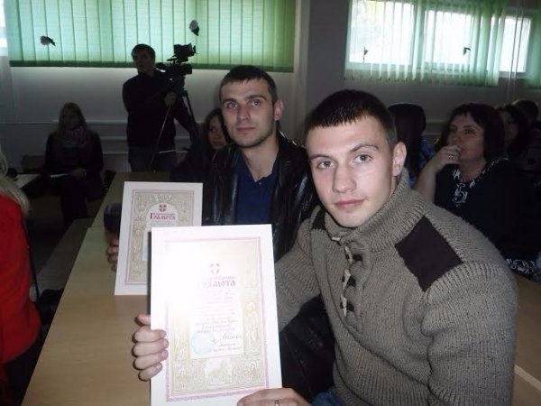 Студент Академії –  учасник АТО – активно займається громадською діяльністю. ФОТО