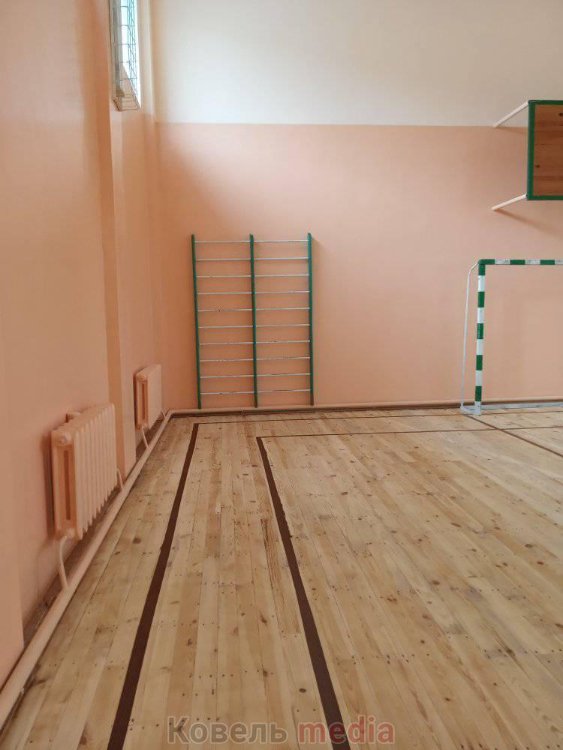 На Волині ліцеїсти займаються у відремонтованому спортзалі. ФОТО