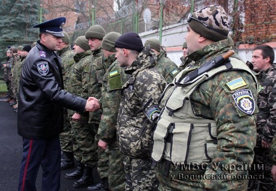 Волинські міліціонери вирушили у зону АТО. ФОТО