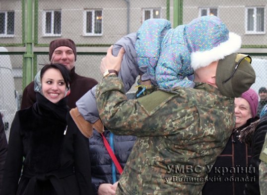 Волинські міліціонери вирушили у зону АТО. ФОТО