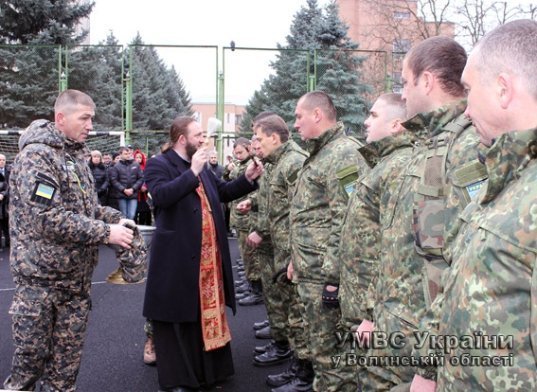 Волинські міліціонери вирушили у зону АТО. ФОТО