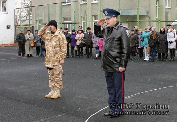 Волинські міліціонери вирушили у зону АТО. ФОТО