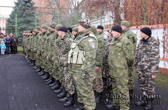 Волинські міліціонери вирушили у зону АТО. ФОТО
