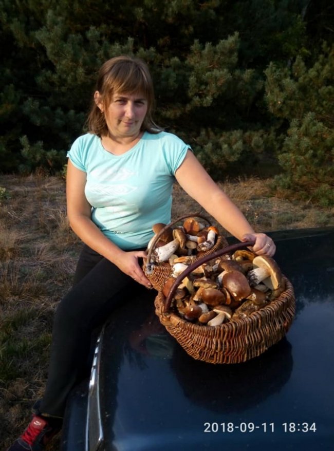 Волинянин похвалився повними кошиками грибів. ФОТО