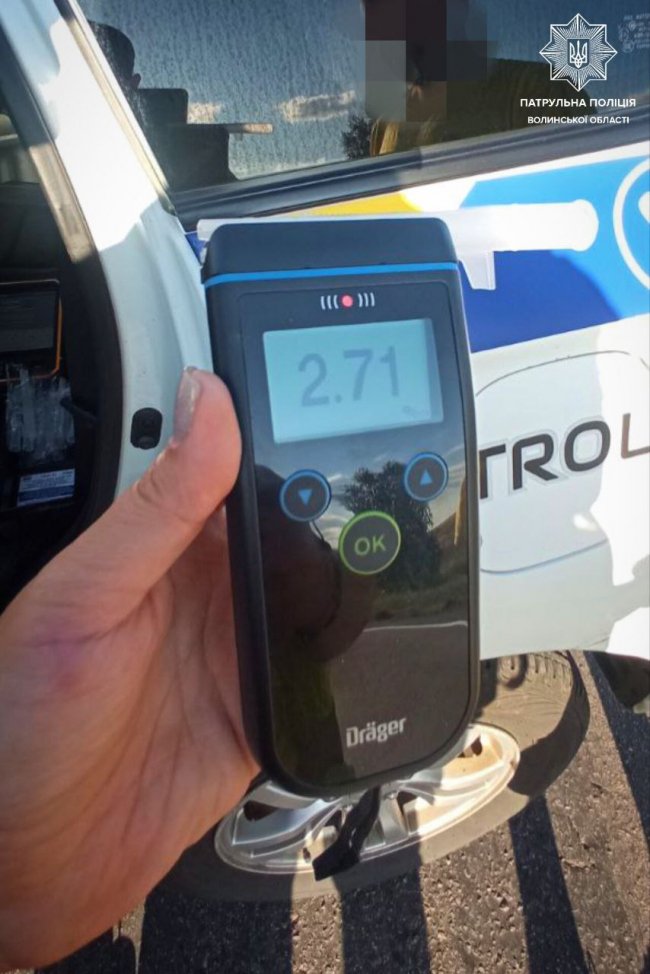 На Волині небайдужий громадянин повідомив до поліції про п'яного водія