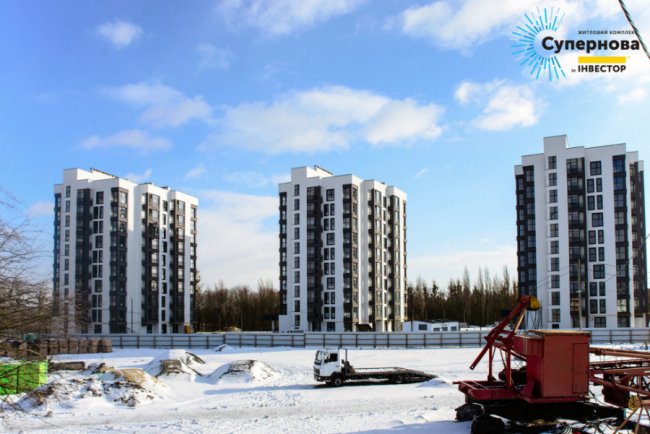 Екватор ЖК «Супернова»: зводять п'ятий із восьми запланованих будинків. ФОТО*