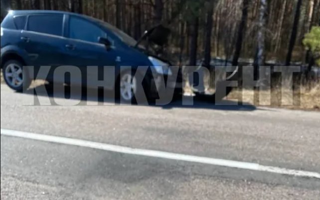 На волинській трасі зіткнулися дві автівки. ФОТО