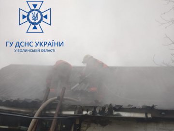 На Волині горіли три житлові будинки 