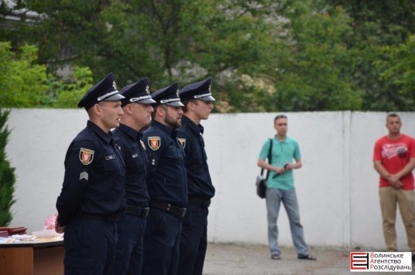 Луцькі правоохоронці відзначають півроку роботи. ФОТО