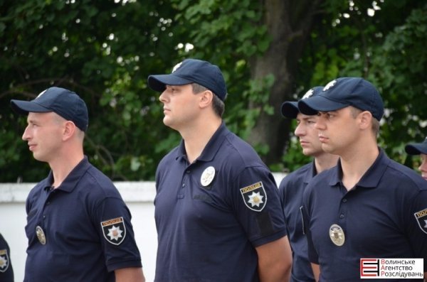 Луцькі правоохоронці відзначають півроку роботи. ФОТО
