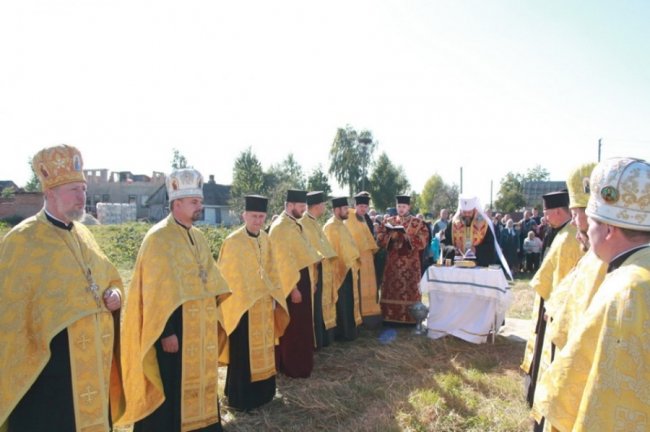 Під Луцьком збудують новий храм. ФОТО