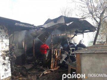 Коротке замикання спричинило пожежу на Волині