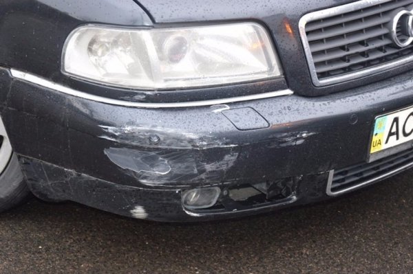 У Луцьку аварія: Audi врізалася в Hyundai. ФОТО