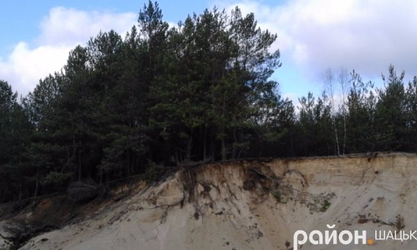 У Шацьку нелегально  видобувають пісок