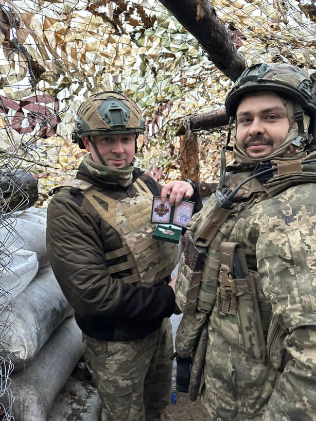 Волинські тероборонівці отримали нагороди на фронті. ФОТО
