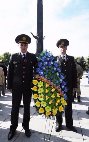 Працівники пенітенціарної служби взяли участь у мітингу до Дня перемоги. ФОТО 