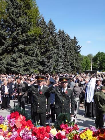 Працівники пенітенціарної служби взяли участь у мітингу до Дня перемоги. ФОТО 