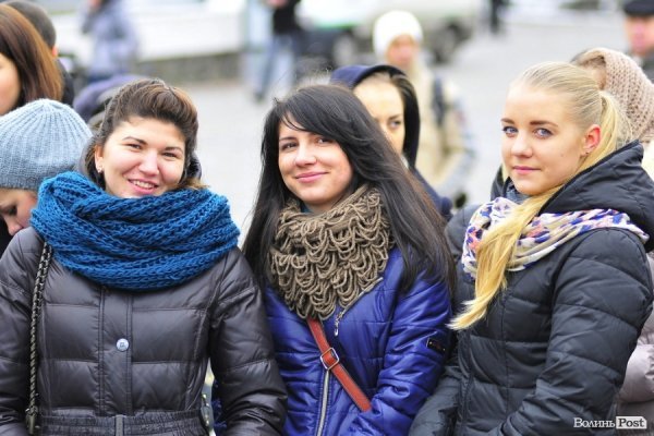 Студентський Євромітинг у Луцьку. ФОТО