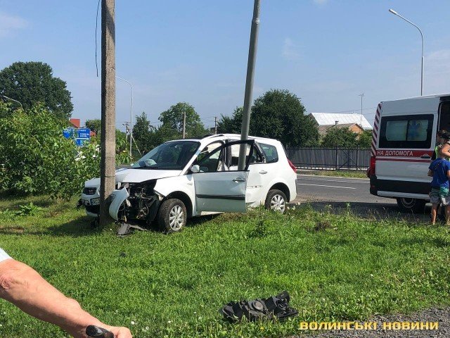 Поблизу Луцька трапилась ДТП: серед потерпілих – діти